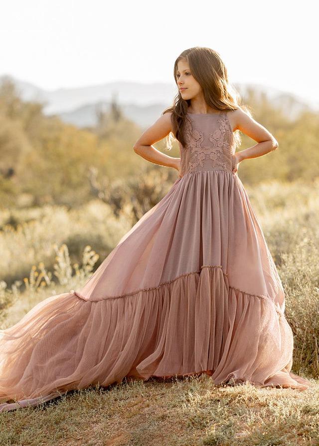 Maia Impact Dress in Rose Taupe  Product Image