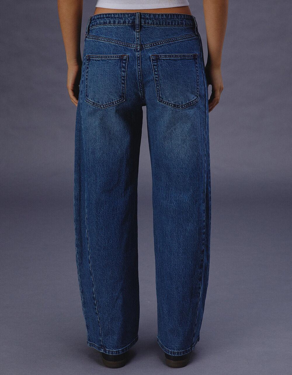 RSQ Womens Low Rise Barrel Jeans Product Image