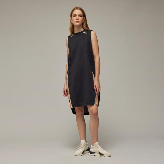 adidas Y-3 Rust Dye Tank Dress Black L Womens Product Image