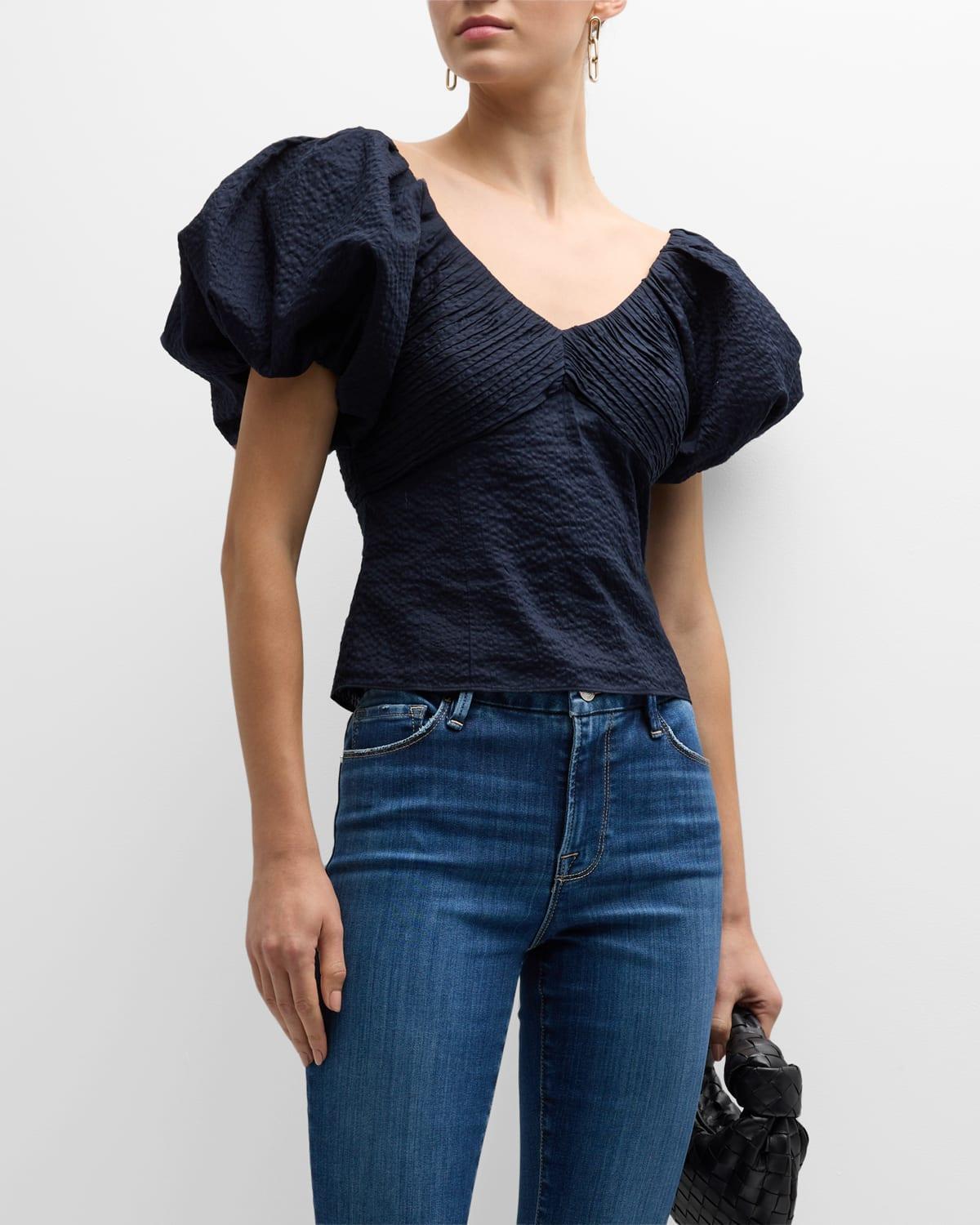 FRAME Puff Sleeve Top Product Image