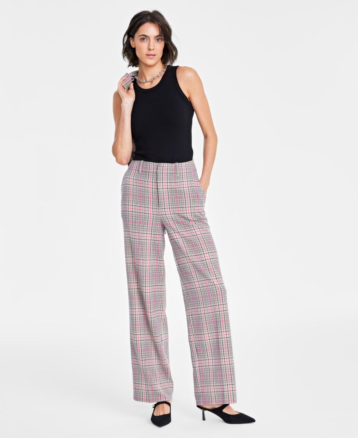 On 34th Womens High Rise Wide-Leg Trousers, Created for Macys product image