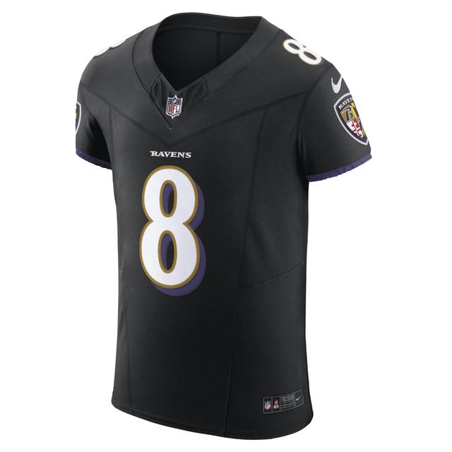 Lamar Jackson Baltimore Ravens Nike Men's Dri-FIT NFL Elite Football Jersey Product Image