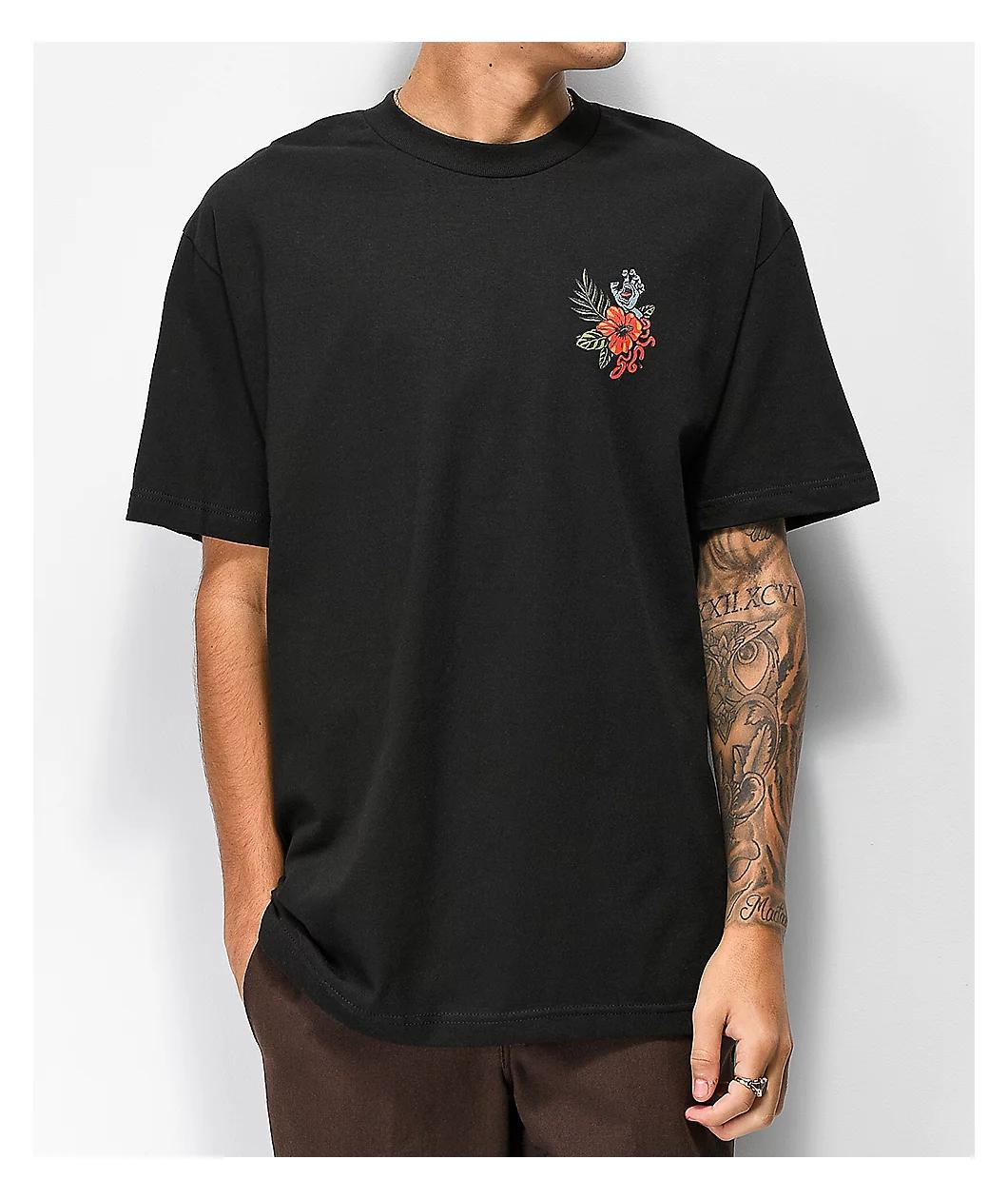 Santa Cruz Vacation Dot Black T-Shirt Product Image