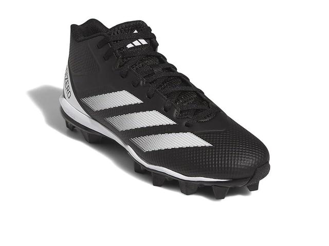 adidas adiZero Impact.2 Molded American Football Cleats White/Black) Men's Shoes Product Image