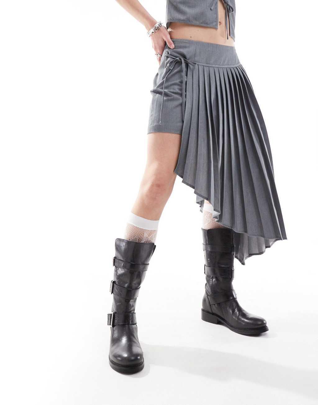 COLLUSION asymmetric pleated skirt - part of a set Product Image