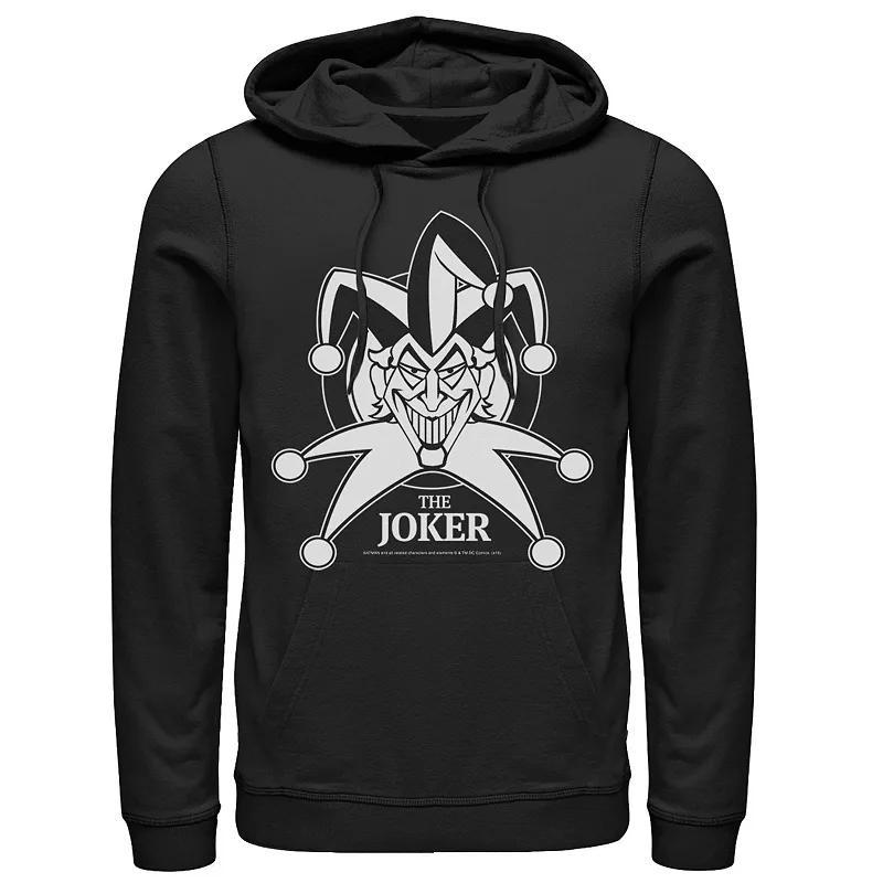 Mens DC Comics Joker Emblem Hoodie Blue Product Image