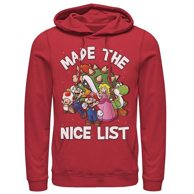 Mens Nintendo Super Mario Bros. Made The Nice List Hoodie Product Image