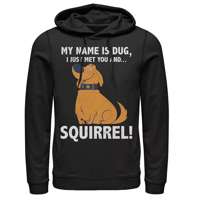 Mens Disney / Pixar UP Dug Just Met and SQUIRREL! Hoodie Product Image