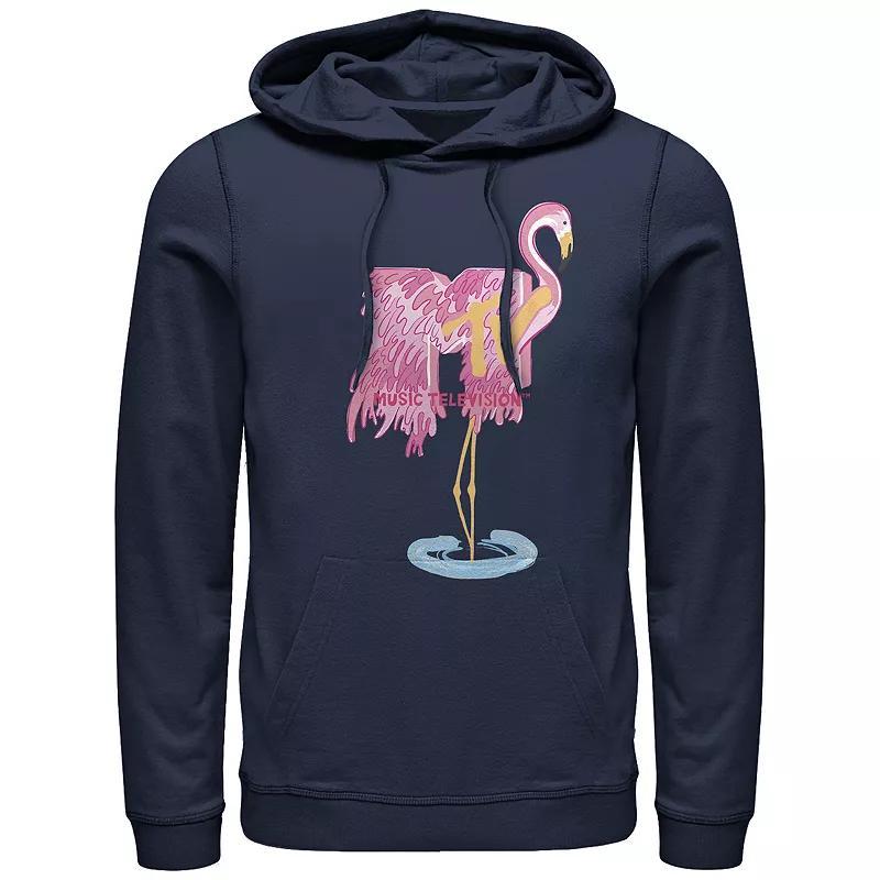 Men's MTV Flamingo Logo Hoodie, Size: XXL, Blue Product Image