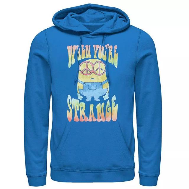 Mens Despicable Me Minions When Youre Strange Pullover Hoodie Product Image