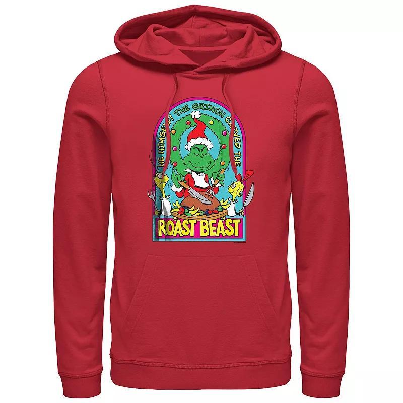 Big & Tall Dr. Seuss Grinch Roast Beast Graphic Hoodie, Mens Product Image