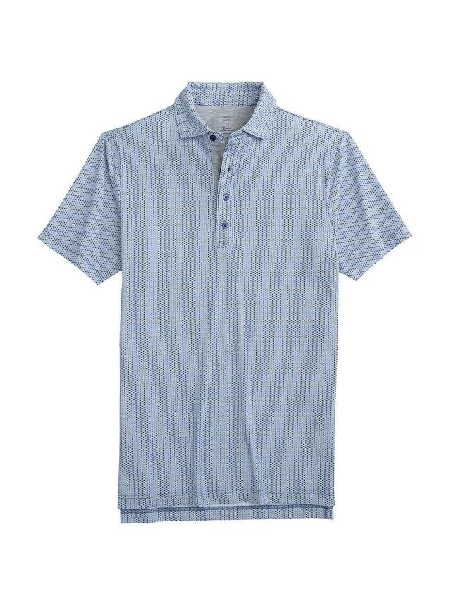 Mens Levy Geometric Polo Shirt Product Image