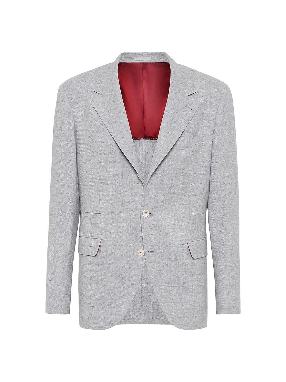 Mens Wool, Silk and Cashmere Blazer Product Image