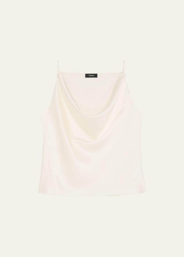 Womens Cowlneck Satin Cami Product Image