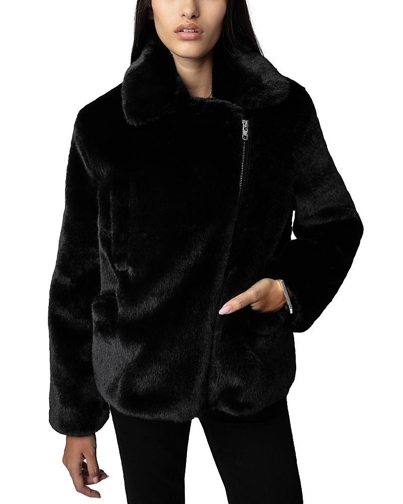 Womens Freeze Faux Fur Jacket Product Image