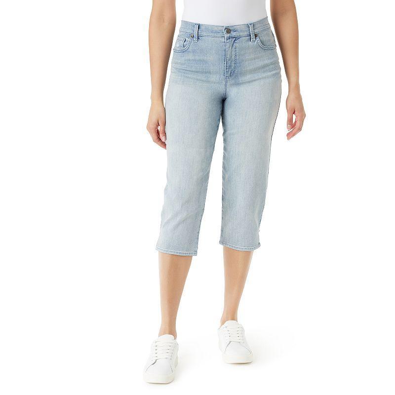 Petite Gloria Vanderbilt Amanda Capri Pants, Womens Product Image