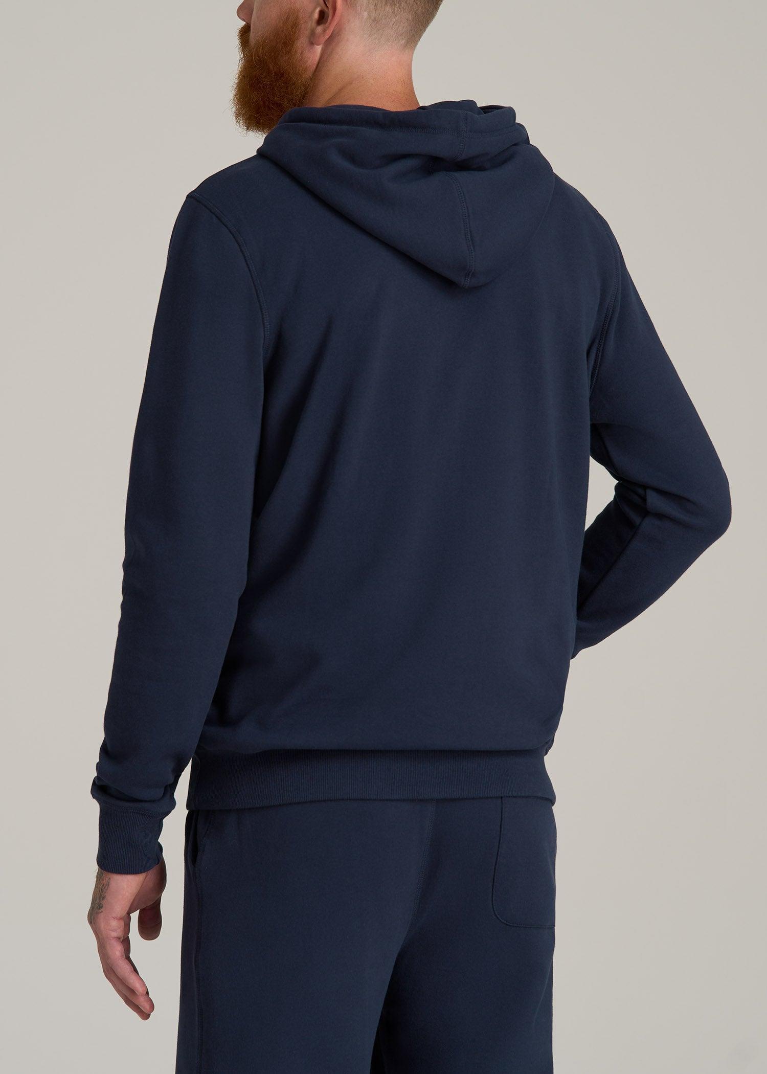 Wearever 2.0 Fleece Hoodie for Tall Men in Evening Blue Product Image