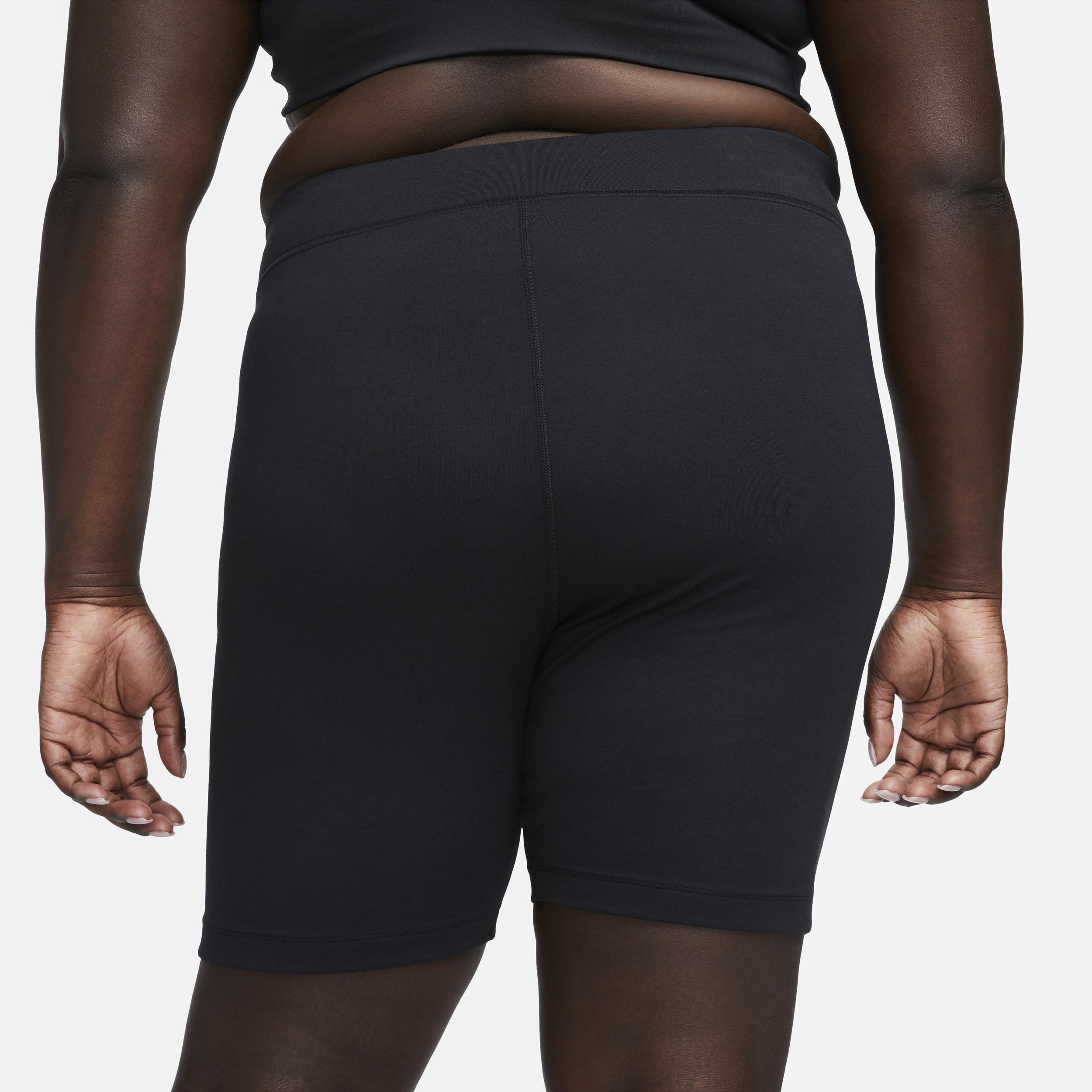 Women's Nike Sportswear Classic High-Waisted 8" Biker Shorts (Plus Size) Product Image