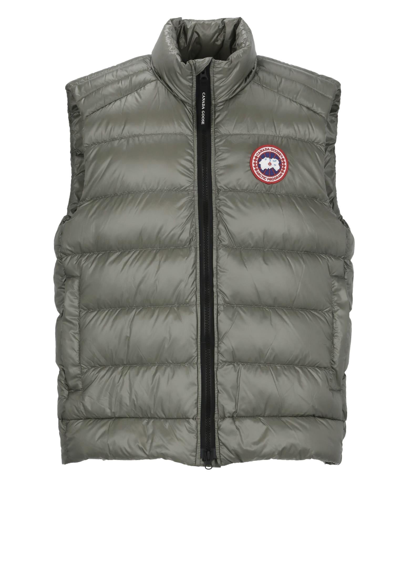 CANADA GOOSE Crofton Gilet Green Product Image