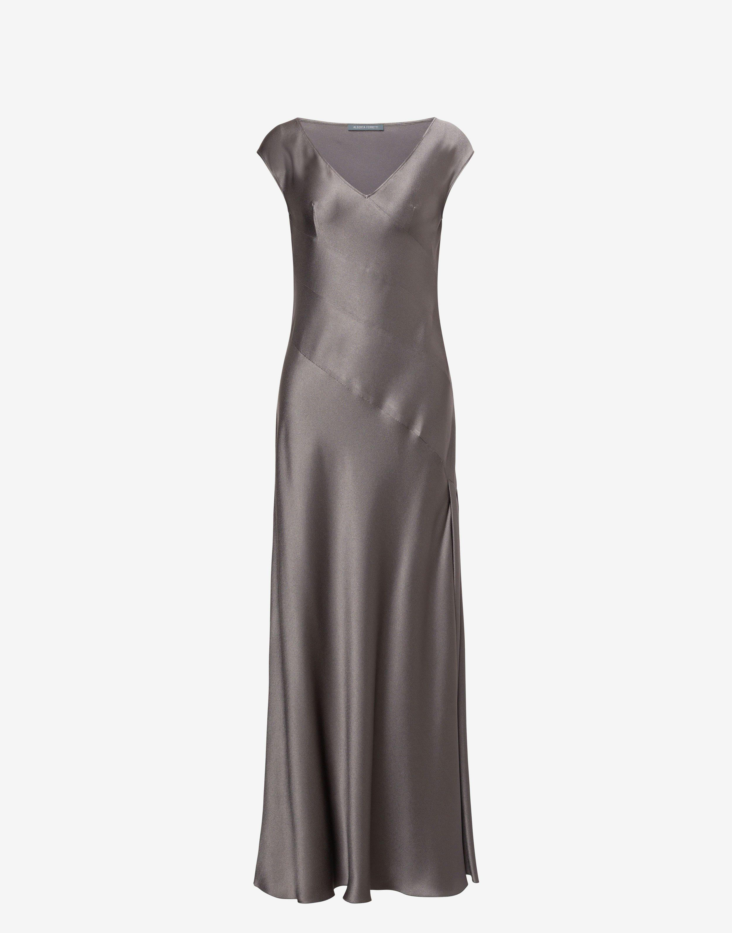 Long satin dress Product Image