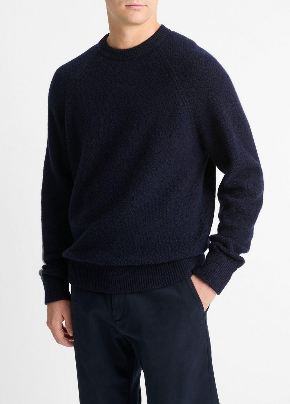 Micro-Bouclé Wool-Cashmere Sweater Product Image