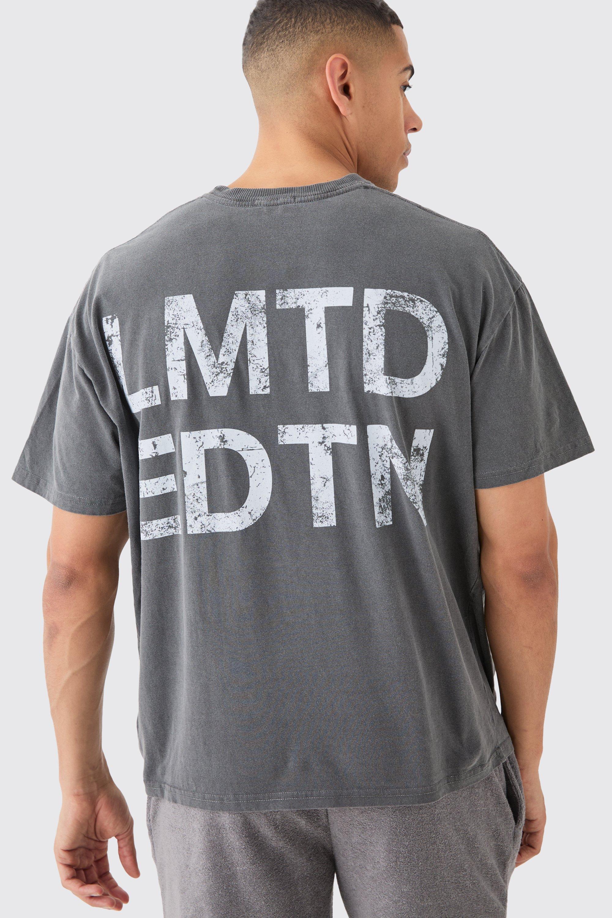 Oversized Lmtd Overdye T-shirt | boohooMAN USA Product Image