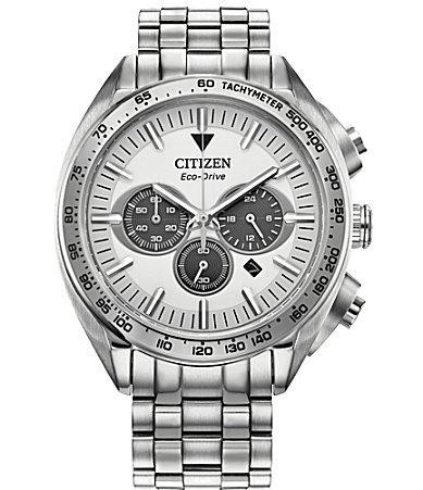 Citizen Mens Carson Chronograph Two Tone Stainless Steel Bracelet Watch Product Image