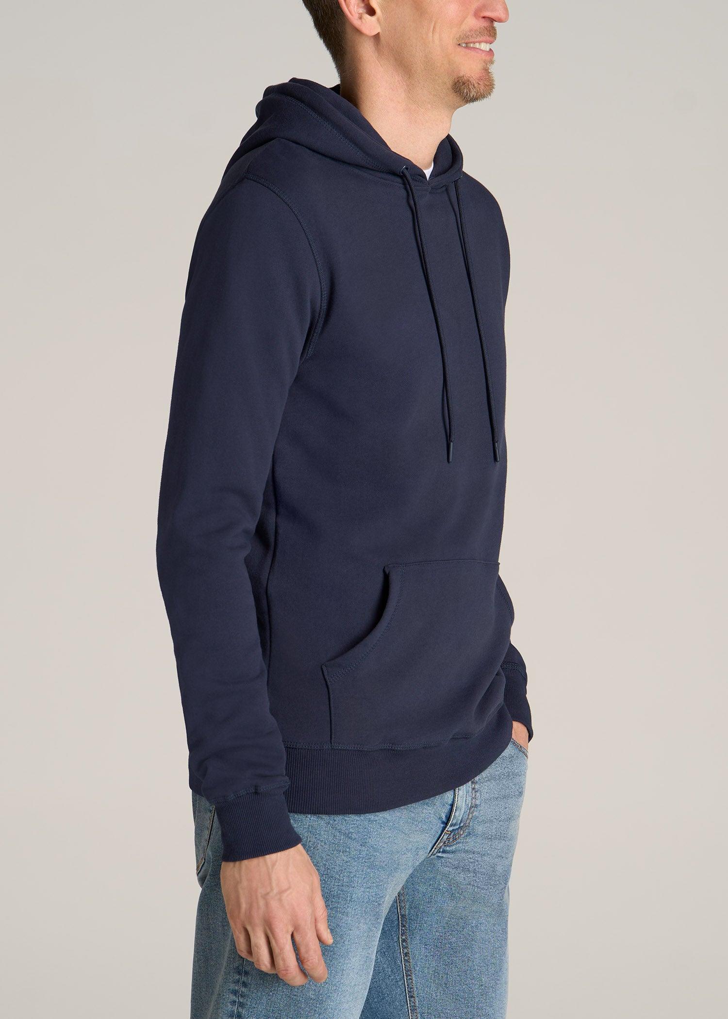 Wearever Fleece Pullover Men's Tall Hoodie in Navy Product Image