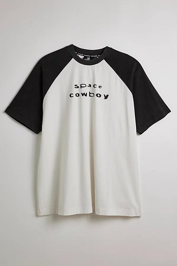 The Ragged Priest Space Cowboy Graphic Short Sleeve Baseball Tee Mens at Urban Outfitters Product Image