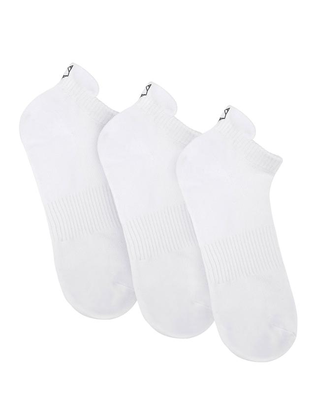 3 Pack Mens Egyptian Cotton Ankle Socks White Product Image