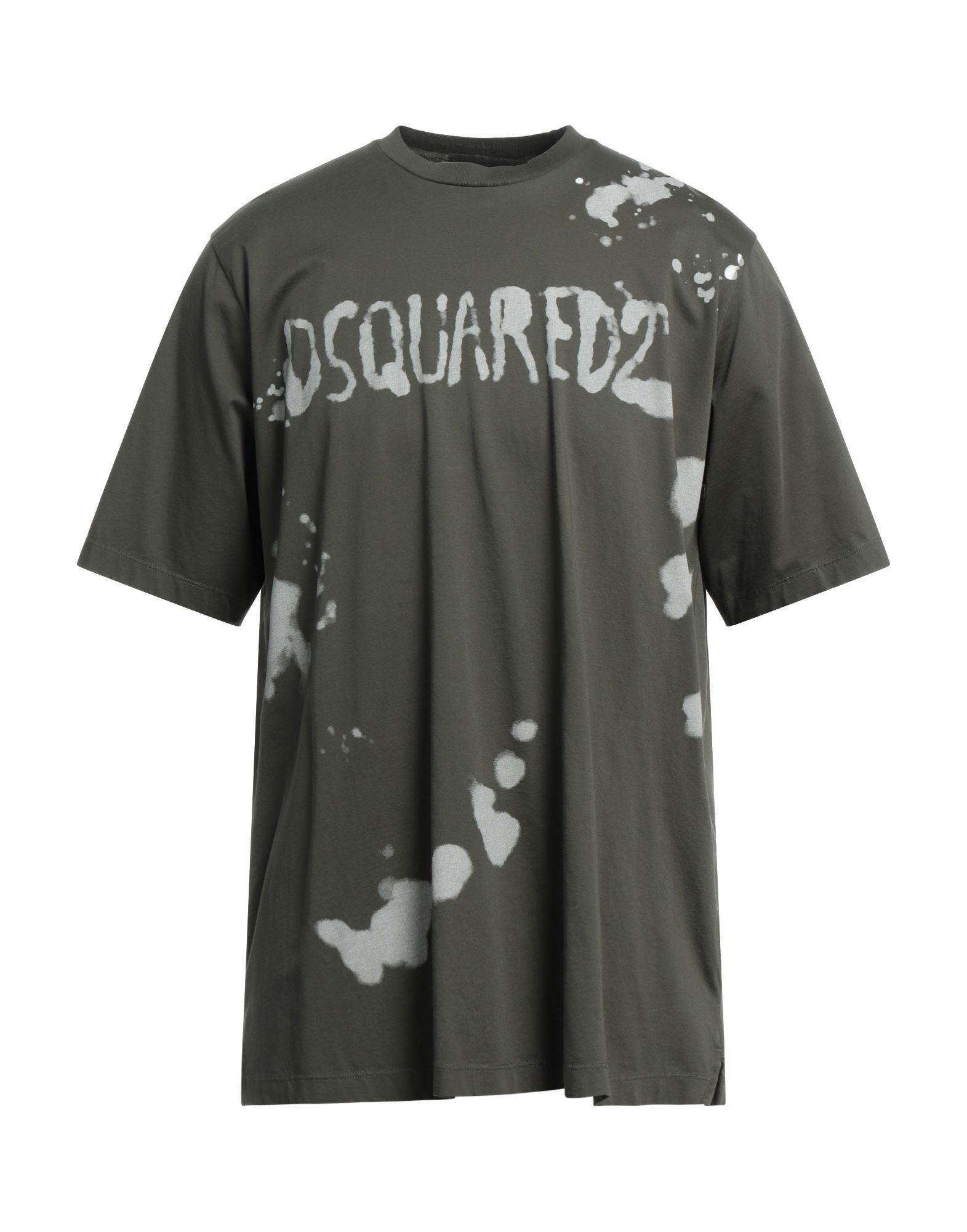 DSQUARED2 T-shirts In Green Product Image