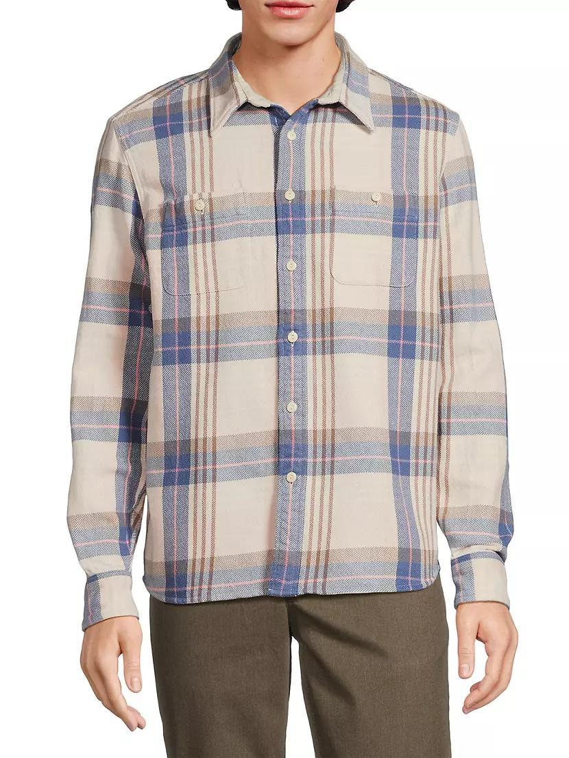 The Surf Plaid Cotton Flannel Shirt Product Image