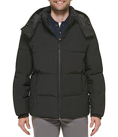 Cole Haan Hooded Down Zip Front Puffer  Jacket Product Image