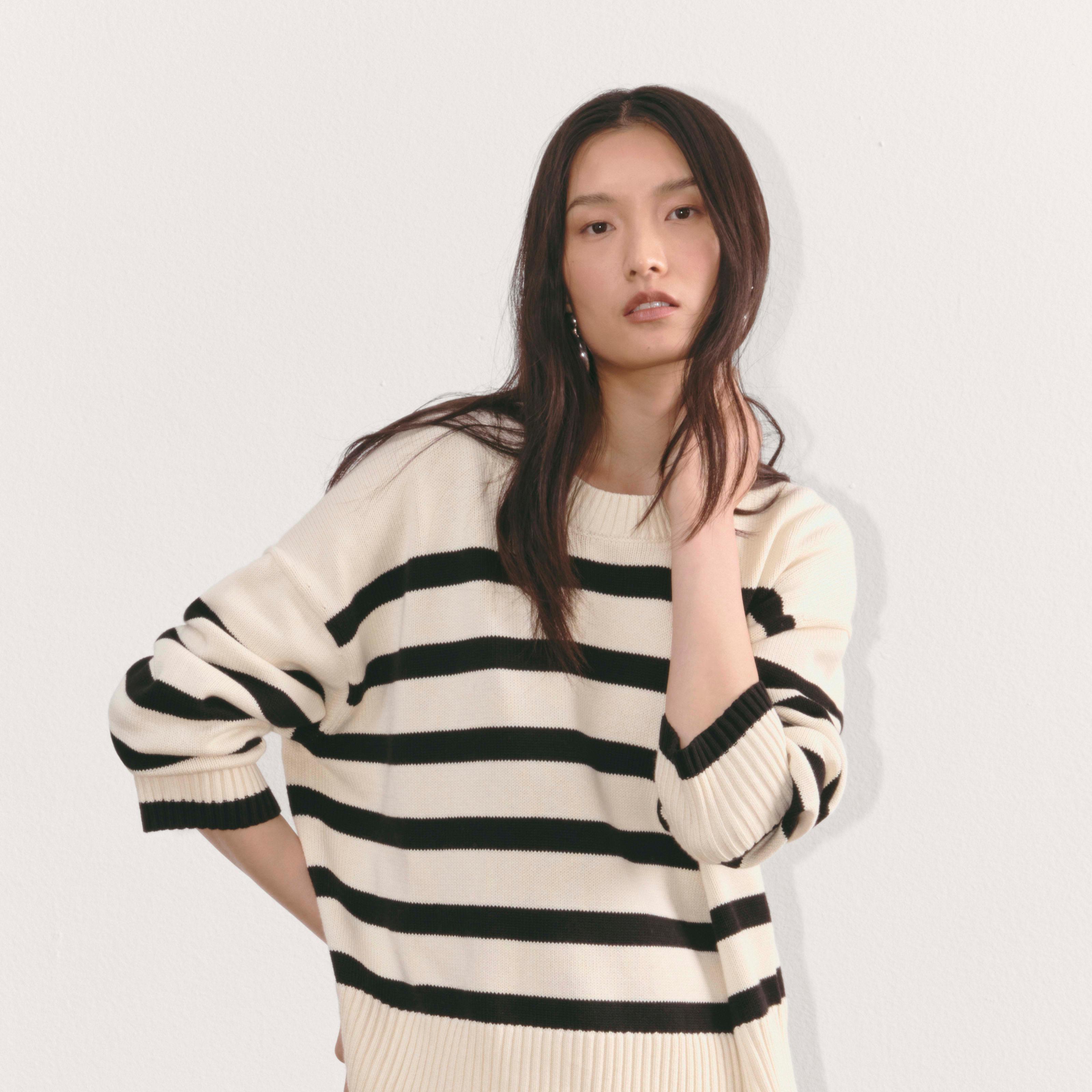 The Boxy Sweater in Everyday Cotton Product Image