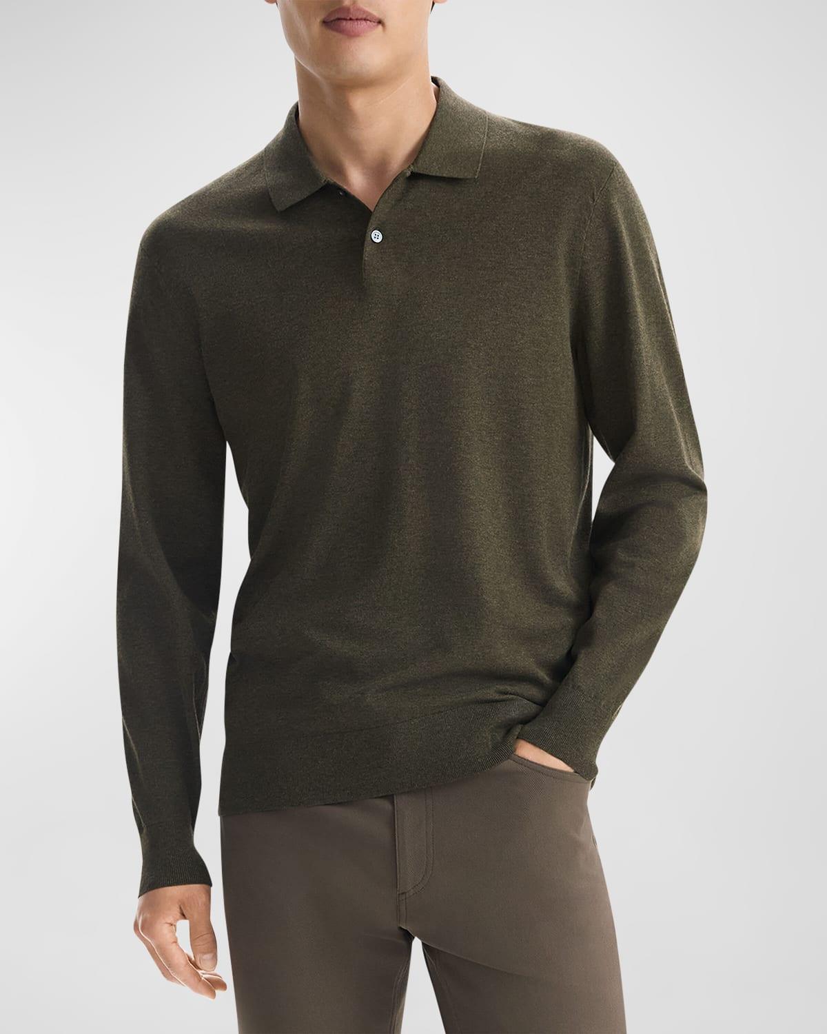 Men's Goris Long-Sleeve Polo Shirt Product Image