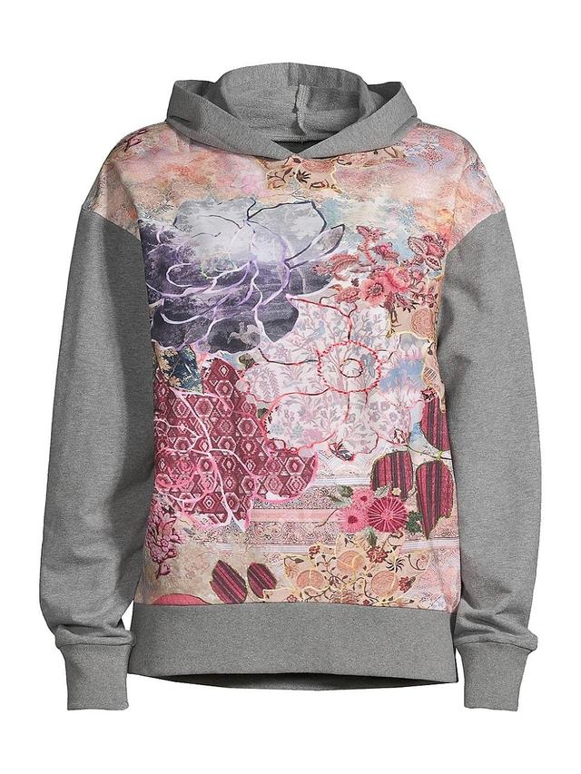 Womens Chloe Mosaic-Print Hoodie Product Image