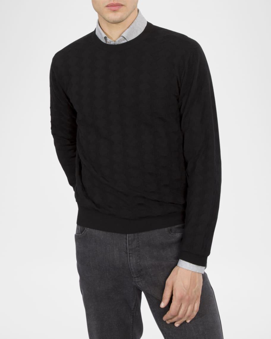 Men's Cashmere and Silk Crewneck Sweater Product Image