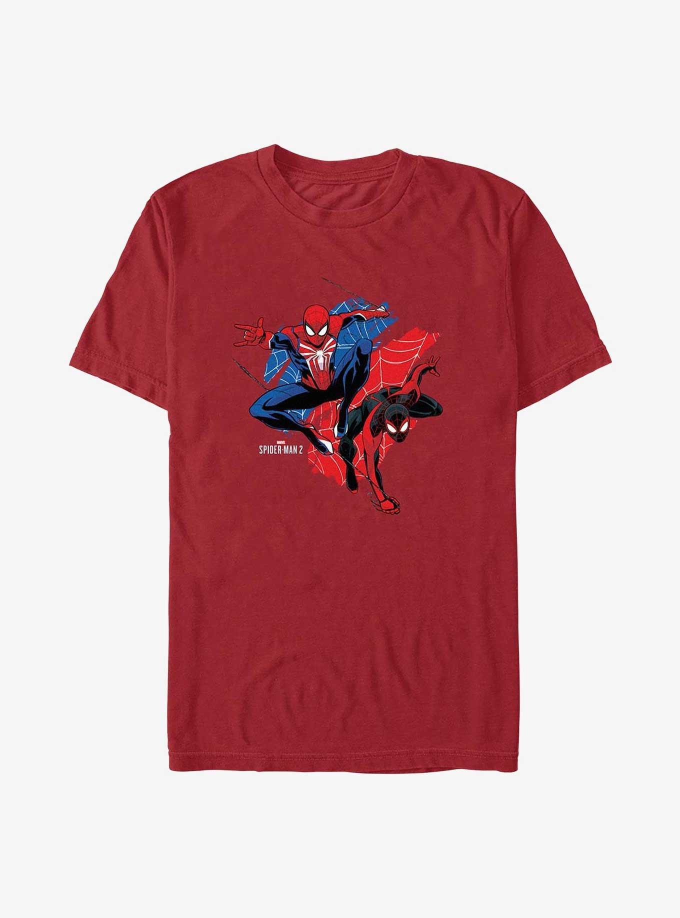 Marvel Spider-Man Peter Parker and Miles Morales Extra Soft T-Shirt Product Image