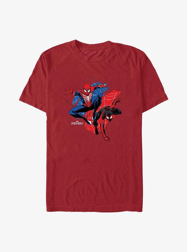 Marvel Spider-Man Peter Parker and Miles Morales Extra Soft T-Shirt Product Image