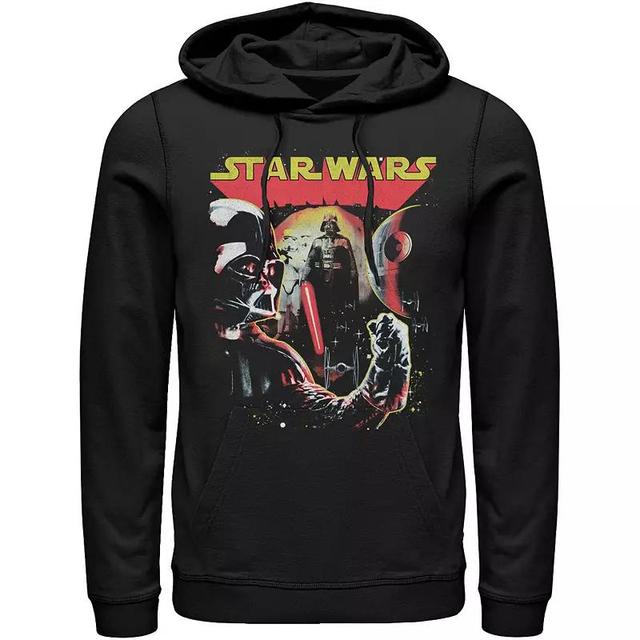 Mens Star Wars Darth Vader Collage Of Views Hoodie Grey Heather Product Image