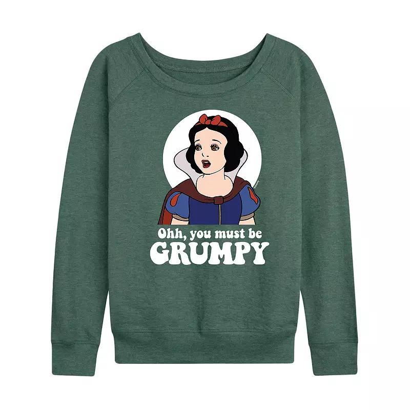 Disneys Snow White and the Seven Dwarfs Womens Grumpy Lightweight French Terry Sweatshirt, Girls Product Image