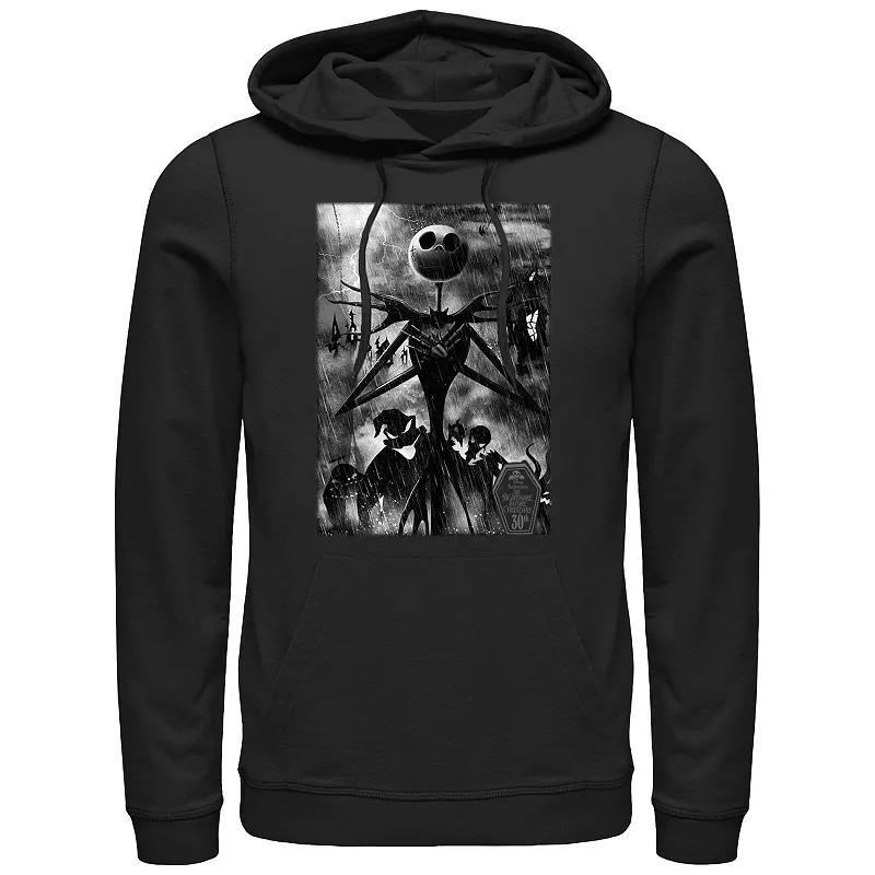 Disneys The Nightmare Before Christmas Night Rain Mens Graphic Hoodie Product Image