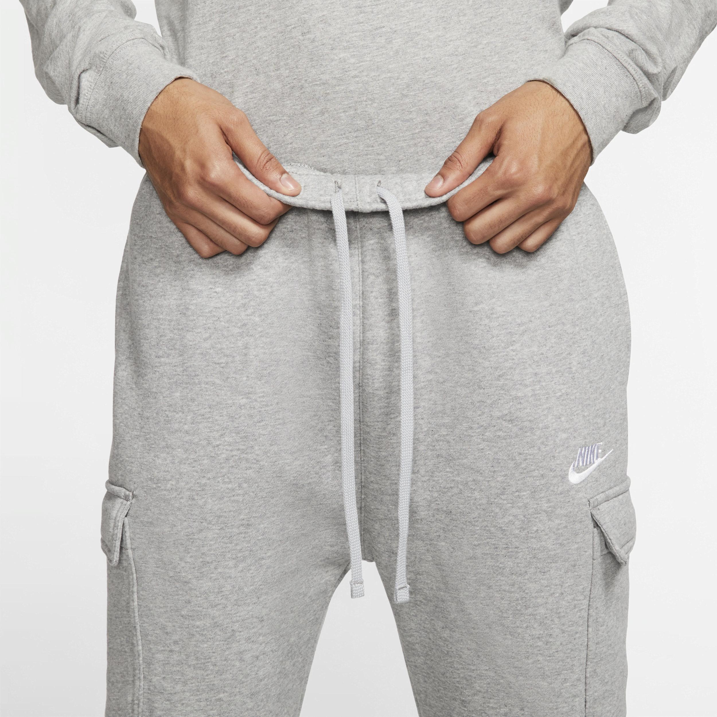 Mens Nike Sportswear Club Fleece Cargo Pants Dark Gray Grey Product Image