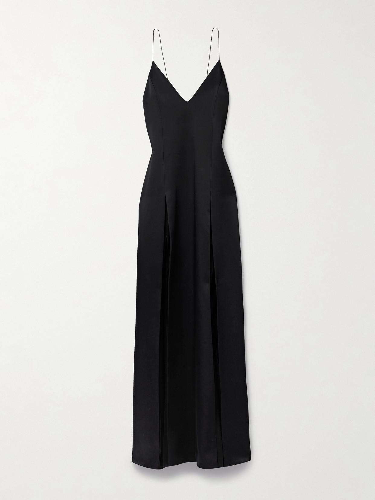 KHAITE Nonya Backless Maxi Dress In Black Product Image