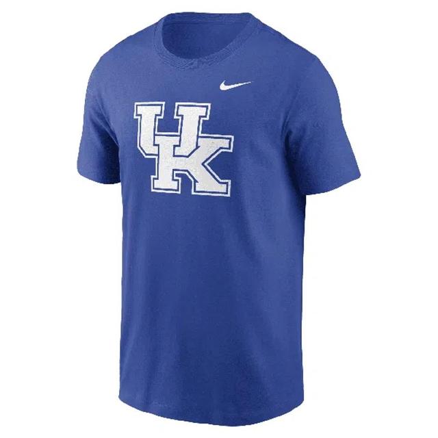 NIKE Kentucky Wildcats Primetime Evergreen Logo  Men's College T-shirt In Blue Product Image