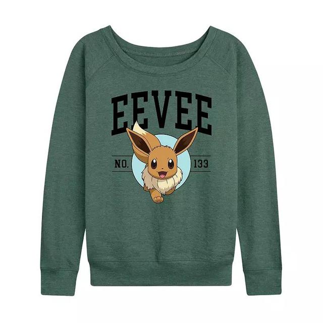 Plus Pokemon Eevee Collegiate Graphic Pullover, Womens Product Image