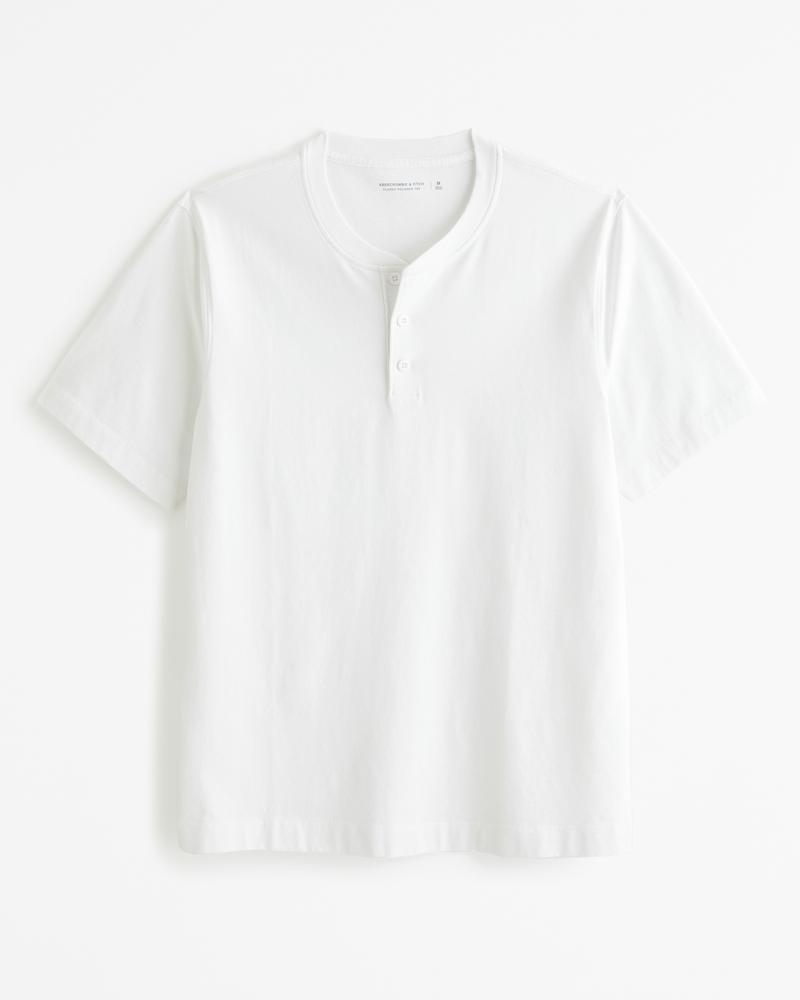 Classic Polished Henley Tee Product Image