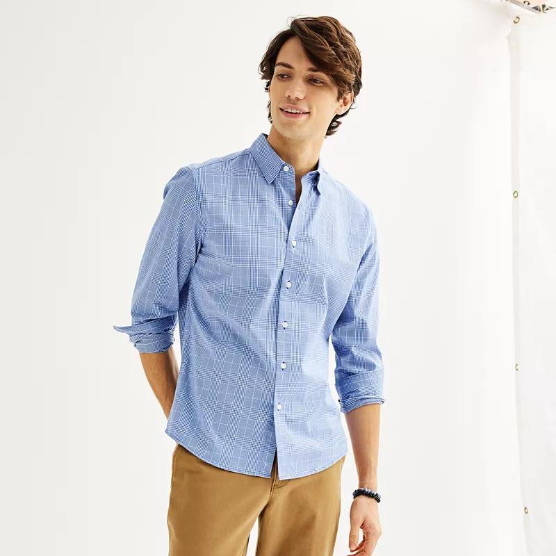 Mens Sonoma Goods For Life Performance Button-Down Shirt Product Image