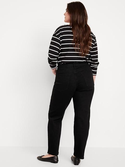 High-Waisted Wow Loose Jeans Product Image