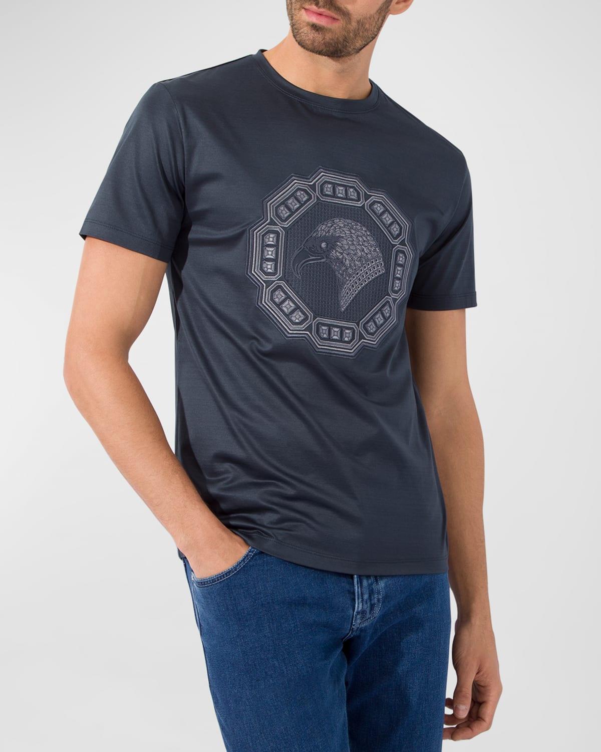 Mens Embroidered T-Shirt Product Image